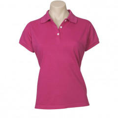 Womens Neon Short Sleeve Polo