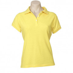 Womens Neon Short Sleeve Polo