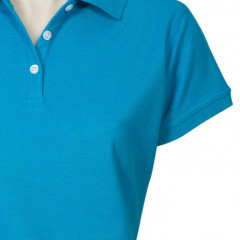 Womens Neon Short Sleeve Polo