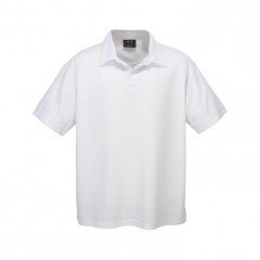 Mens Micro Waffle Polo