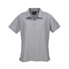 Womens Micro Waffle Short Sleeve Polo