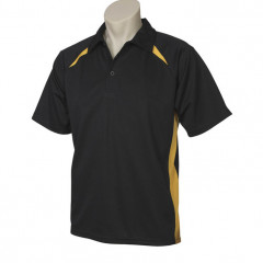 Mens Splice Short Sleeve Polo