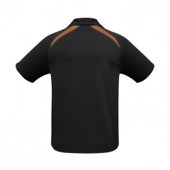 Mens Splice Short Sleeve Polo