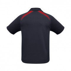 Mens Splice Short Sleeve Polo