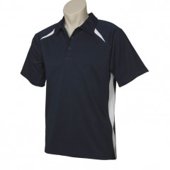 Mens Splice Short Sleeve Polo