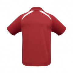 Mens Splice Short Sleeve Polo