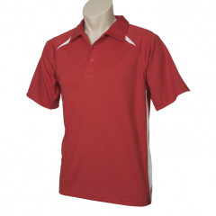 Mens Splice Short Sleeve Polo