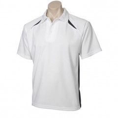 Mens Splice Short Sleeve Polo