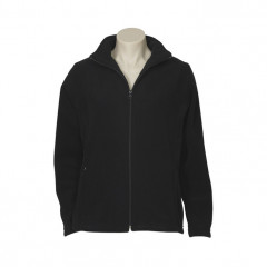 Womens Plain Micro Fleece Jacket