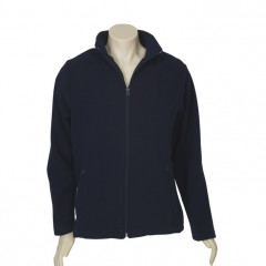 Womens Plain Micro Fleece Jacket