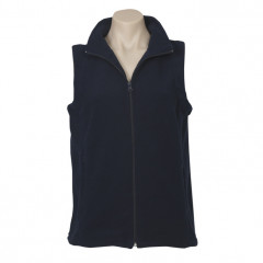 Womens Plain Micro Fleece Vest