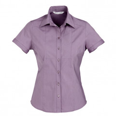 Ladies Chevron Short Sleeve Shirt