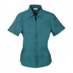 Ladies Printed Oasis Short Sleeve Shirt