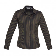 Ladies Reno Stripe Long Sleeve Shirt