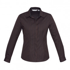 Ladies Reno Stripe Long Sleeve Shirt