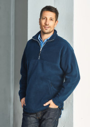 Mens Heavy Weight 1/2 Zip Winter Fleece