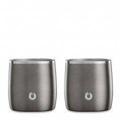 Snowfox - Stainless Steel Rock Glasses - Set of 2