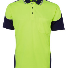 Hi Vis Contrast Piping Polo 