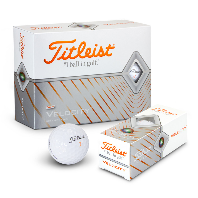 Titleist Velocity Golf Balls | Printed Golf Balls | Custom Titelist Golf Balls