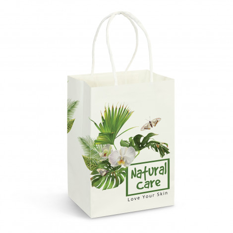Small Paper Carry Bag - Full Colour | Eco Merchandise | Promotional Products NZ