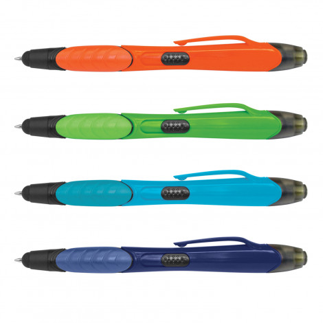 Nexus Multi-Function Pen - Coloured Barrel | Personalised Stylus Pen | Personalised Pens NZ