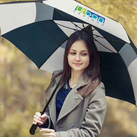 Trident Sports Umbrella - Checkmate | Personalised Golf Umbrella | Branded Umbrella NZ