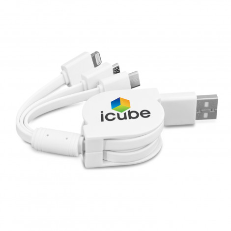 Retractable 3-in-1 Charging Cable