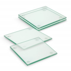 Venice Glass Coaster Set of 4 - Square