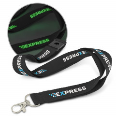 Glow in the Dark Logo Lanyard