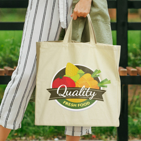 Galleria Cotton Shopping Tote