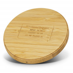 Vita Bamboo Wireless Charger - Round