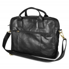 Pierre Cardin Leather Laptop Bag