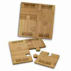 NATURA Puzzle Coaster Set of 4