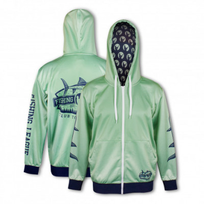 Custom Mens Sports Zipped Hoodie 