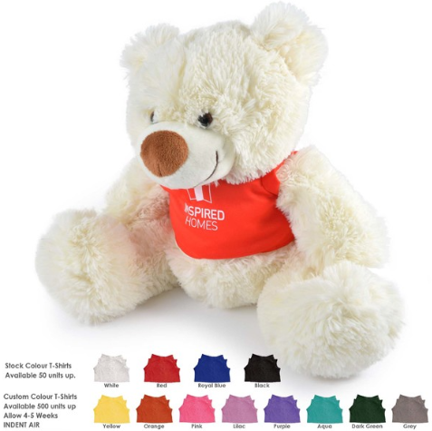 Coconut Plush Teddy Bear | Custom Plush Teddy Bear | Customised Plush Teddy Bear | Personalised Plush Teddy Bear | Custom Merchandise | Merchandise | Customised Gifts NZ | Corporate Gifts | Promotional Products NZ | Branded merchandise NZ | Branded Merch 