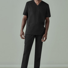 Mens Riley Stretch Scrub Top