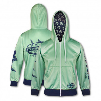 Custom Womens Sports Zipped Hoodie 