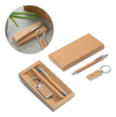 Lavre Ballpoint and Keyring Set