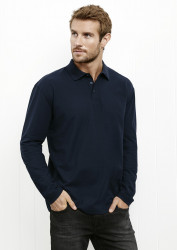  Crew Mens L/S Polo