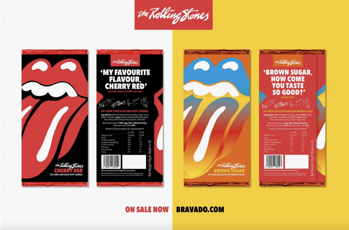 Rolling stones chocolate withers and co