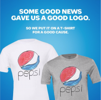 pepsi hand drawn logo merchandise withers and co