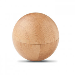 Round Bamboo Lip balm
