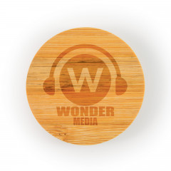 Discus Bamboo Bottle Opener Coaster