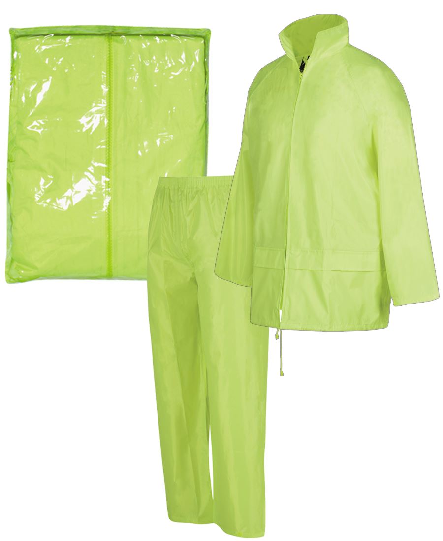 Bagged Rain Jacket/Pant Set | Hi Vis Jacket NZ | Hi Vis Clothing NZ