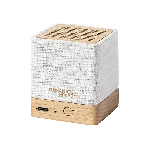 Organic Hemp and Wood Wireless Speaker