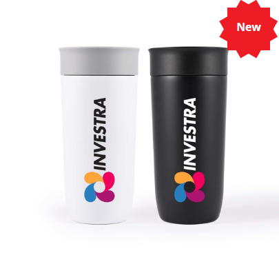 Flair Stainless Steel Coffee Cup | Personalised Cup | Reusable Coffee Cup | Custom Coffee Cup | Customised Coffee Cup | Personalised Coffee Cup | Custom Merchandise | Merchandise | Customised Gifts NZ | Corporate Gifts | Promotional Products NZ | 