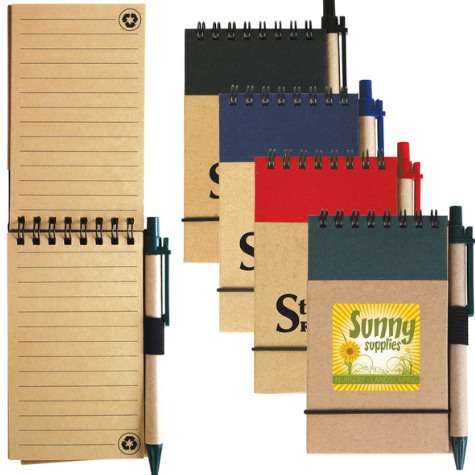 Tradie Cardboard Notebook with Pen