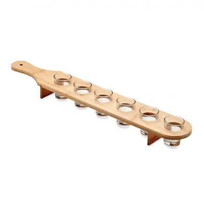 Shot glass paddle tray
