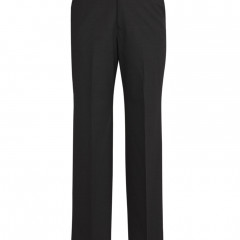 Mens Comfort Wool Stretch Flat Front Pant