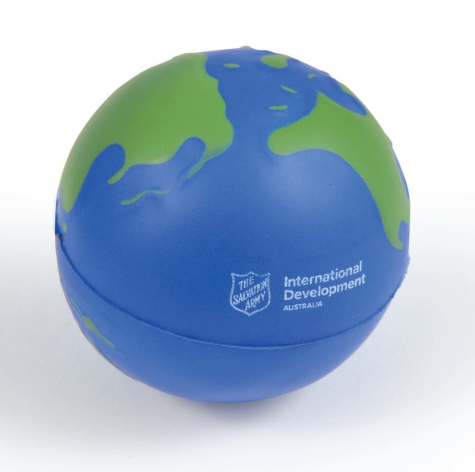 2 Colour World Globe Stress Reliever | Stress Balls NZ | Promotional Stress Balls | Bulk Buy Stress Balls | Custom Merchandise | Merchandise | Customised Gifts NZ | Corporate Gifts | Promotional Products NZ | Branded merchandise NZ | Branded Merch | 